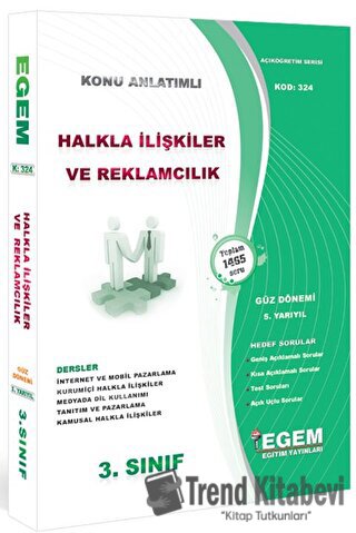 3. Sınıf Halkla İlişkiler ve Tanıtım Güz Dönemi Konu Anlatımlı Soru Ba