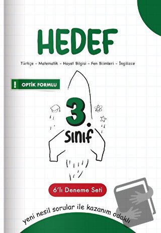 3. Sınıf Hedef 6'lı Deneme Seti - Kolektif - Öğretir Yayınları - Fiyat