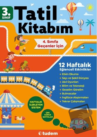 3. Sınıf Tatil Kitabım - Kolektif - Tudem Yayınları - Fiyatı - Yorumla