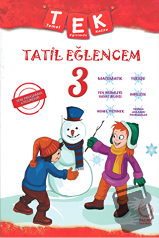 3. Sınıf Tek Tatil Eğlencem - Kolektif - Palme Yayıncılık - Fiyatı - Y