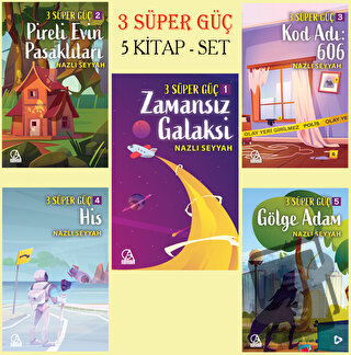 3 Süper Güç - 5 Kitap Set - Nazlı Seyyah - Gelecek Atölyesi Yayınları 