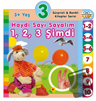 3+ Yaş Haydi Sayı Sayalım 1,2,3 Şimdi (Ciltli) - Kolektif - 0-6 Yaş Ya