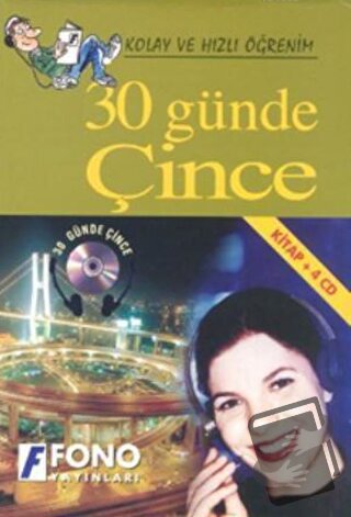 30 Günde Çince (Seslendirmeli) - Ali Bayram - Fono Yayınları - Fiyatı 