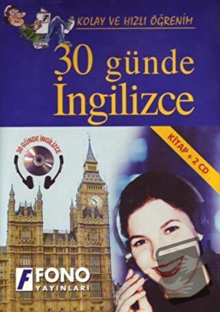 30 Günde İngilizce (Seslendirmeli) - Şükrü Meriç - Fono Yayınları - Fi