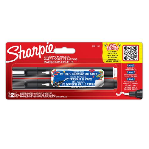 Sharpie Markör Akrilik Yuvarlak Uç 2 Li Bls 2201181 - - Sharpie - Fiya