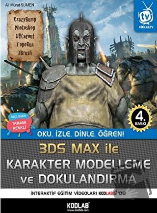 3D Studio Max Karakter Modelleme ve Dokulandırma (Renkli Baskı) - Ali 