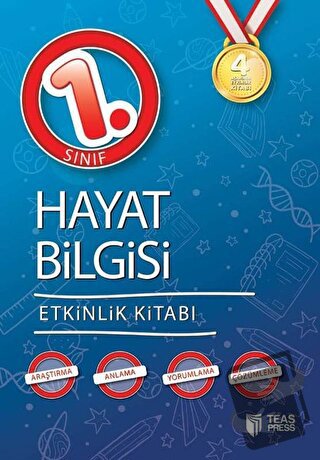 4 Aşamada Etkinlik Kitabı - 1. Sınıf Hayat Bilgisi Etkinlik Kitabı - K