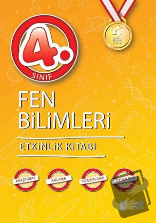 4 Aşamada Etkinlik Kitabı - 4. Sınıf Fen Bilimleri Etkinlik Kitabı - K