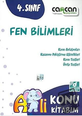 4. Sınıf Fen Bilimleri Konu Kitabım - Kolektif - Cancan Yayınları - Fi