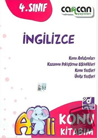 4. Sınıf İngilizce Konu Kitabı - Kolektif - Cancan Yayınları - Fiyatı 