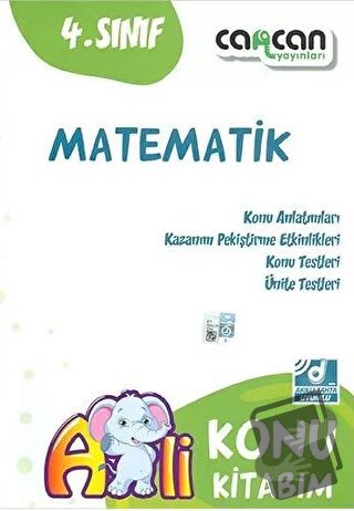 4. Sınıf Matematik Konu Kitabım - Kolektif - Cancan Yayınları - Fiyatı