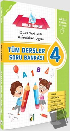 4. Sınıf Akıllı Damla Tüm Dersler Soru Bankası - Abdullah Coşkun - Dam