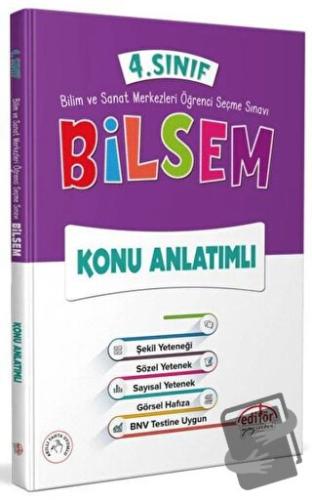 4. Sınıf Bilsem Konu Anlatımlı - - Kolektif - Editör Yayınevi - Fiyatı