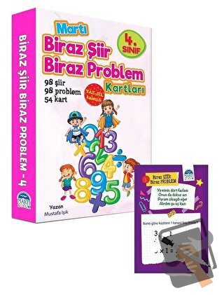 4. Sınıf Biraz Şiir Biraz Problem Kartları - Yaz Sil Kalemli - Mustafa