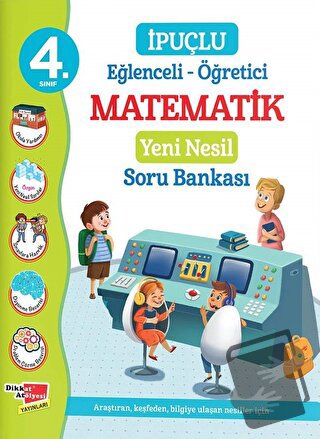 4. Sınıf Eğlenceli - Öğretici İpuçlu Matematik Yeni Nesil Soru Bankası