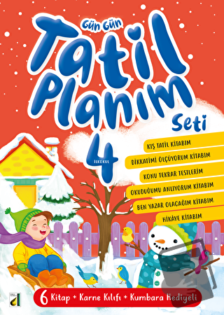 4. Sınıf Gün Gün Tatil Planım Seti - Kolektif - Damla Yayınevi - Fiyat