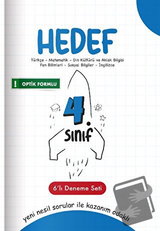 4. Sınıf Hedef 6'lı Deneme Seti - Kolektif - Öğretir Yayınları - Fiyat