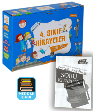 4. Sınıf Hikayeler Okuma Seti - 10 Kitap Soru Kitapçığı İlaveli - Yusu