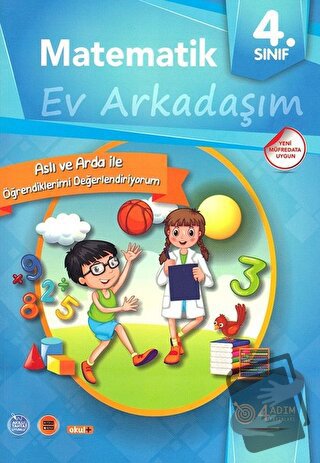 4. Sınıf Matematik - Ev Arkadaşım - Özge Akbal Üstün - 4 Adım Yayınlar