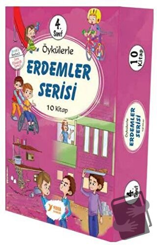 4. Sınıf Öykülerle Erdemler Serisi (10 Kitaplık Set) - Ülkü Duysak - Y