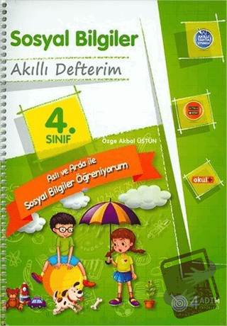 4. Sınıf Sosyal Bilgiler Akıllı Defterim - Kolektif - 4 Adım Yayınları