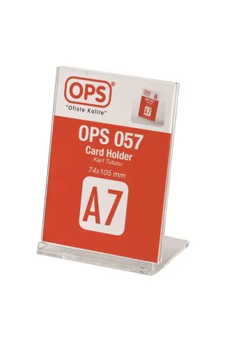 Ops Kart Tutucu A7 Dikey Dp 057 - - Ops - Fiyatı - Yorumları - Satın A