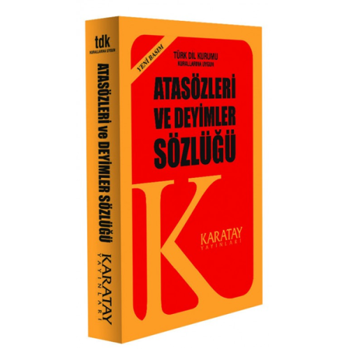 4E Sözlük Atasözleri Ve Deyimler 1.Hamur Plastik Kapak Sarı Karatay Ya