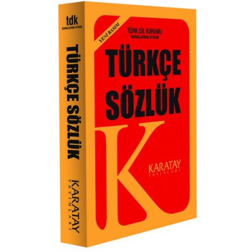 4E Sözlük Türkçe Plastik Kapak 1.Hamur Sarı Karatay Yayınevi - - 4E - 