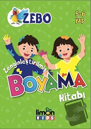 5 - 6 Yaş Zenginleştirilmiş Boyama Kitabı - Kolektif - limonKIDS - Fiy