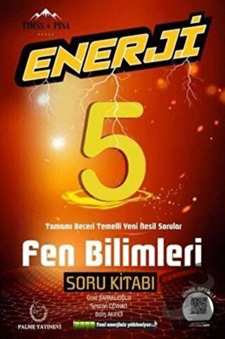 5. Sınıf Enerji Fen Bilimleri Soru Kitabı - Barış Akıncı - Palme Yayın