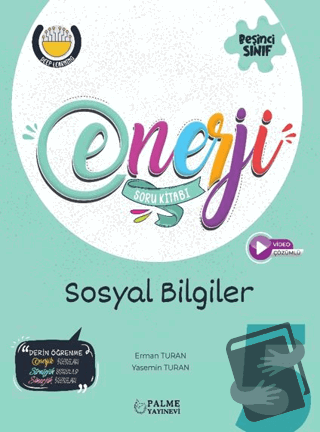 5. Sınıf Enerji Sosyal Bilgiler Soru Kitabı - Erman Turan - Palme Yayı