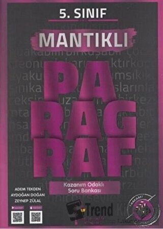 5. Sınıf Mantıklı Paragraf Soru Bankası, Aydoğan Doğan, Edebiyat Sokağ