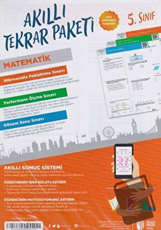 5. Sınıf Matematik Akıllı Tekrar Paketleri - Kolektif - Teas Press - F