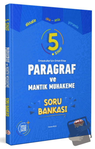 5. Sınıf Paragraf ve Mantık Muhakeme Soru Bankası - Kolektif - Editör 