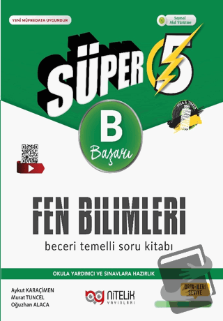 5. Sınıf Süper Fen Bilimleri Beceri Temelli Soru Kitabı (B) - Aykut Ka