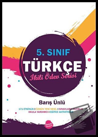 5. Sınıf Türkçe İkili Ödev Serisi - Barış Ünlü - Sinada Akademi - Fiya