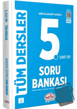 5. Sınıf VIP Tüm Dersler Soru Bankası - Kolektif - Editör Yayınevi - F