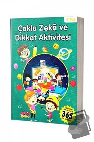 5 Yaş Çoklu Zeka ve Dikkat Aktivitesi - Yeşil Kitap - Kolektif - Aktif