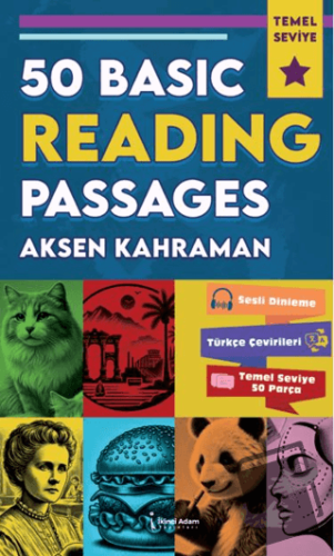 50 Basic Reading Passages - Aksen Kahraman - İkinci Adam Yayınları - F