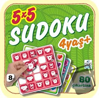 5x5 Sudoku (8) - Kolektif - Pötikare Yayıncılık - Fiyatı - Yorumları -