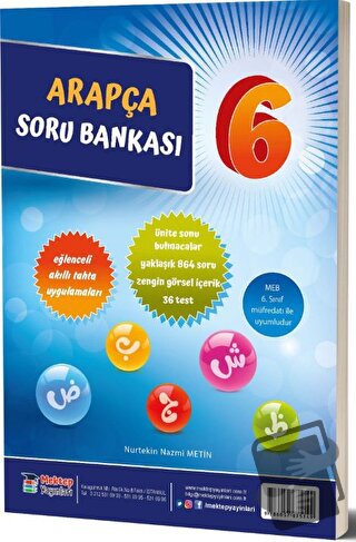 6. Sınıf Arapça Soru Bankası - Nurtekin Nazmi Metin - Mektep Yayınları