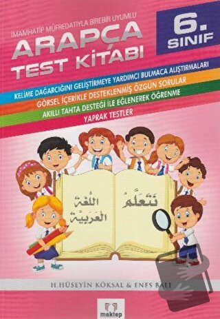 6. Sınıf Arapça Test Kitabı - Enes Balı - Mektep Yayınları - Fiyatı - 