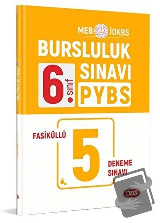 6. Sınıf Bursluluk Sınavı Fasikül 5 Deneme Sınavı - Kolektif - Data Ya