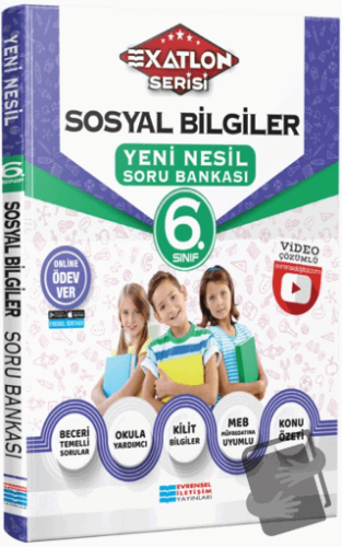 6. Sınıf Exatlon Serisi Sosyal Bilgiler Yeni Nesil Soru Bankası - Kole