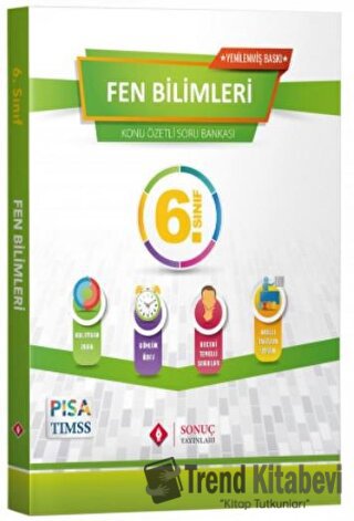 6. Sınıf Fen Bilimleri Konu Özetli Soru Bankası Set, Kolektif, Sonuç Y