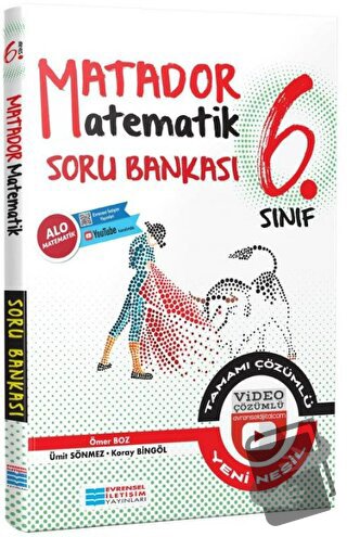 6. Sınıf Matador Matematik Soru Bankası - Ömer Boz - Evrensel İletişim