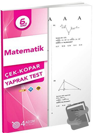 6. Sınıf Matematik Yaprak Test - Kolektif - 4 Adım Yayınları - Fiyatı 