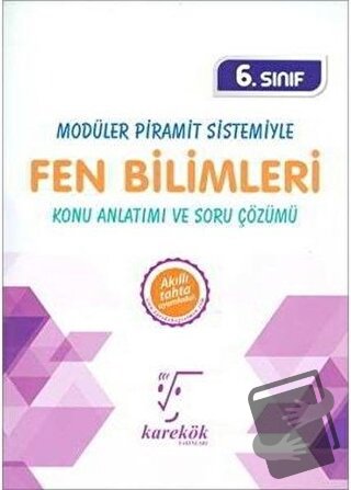 6. Sınıf Modüler Piramit Sistemiyle Fen Bilimleri Konu Anlatımı ve Sor