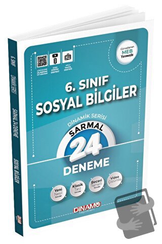 6. Sınıf Sosyal Bilgiler 24'lü Sarmal Deneme, Kolektif, Dinamo Yayınla