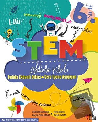 6. Sınıf STEM Aktivite Kitabı - Dalida Ekbenli Dikici - Masalperest - 